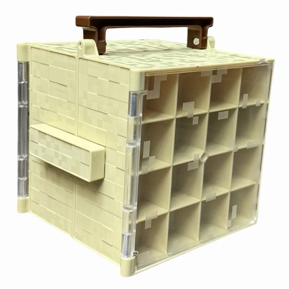 Minecraft Collector Case Storage Cube Lot Mini Action Figures Mattel 2016 Toy